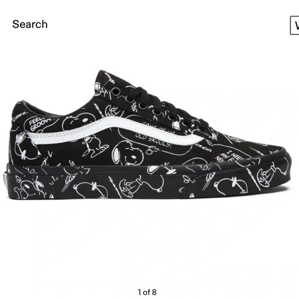 VANS- 2017 Vans Peanuts x Old Skool 'Snoopy' unisex men’s 7/ woman’s 9.5 - Picture 1 of 7